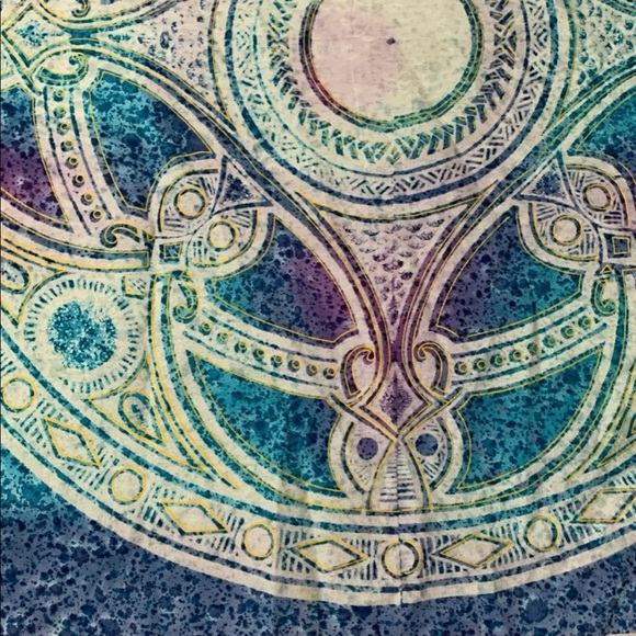 Blue and purple tapestry - Picture 4 of 4